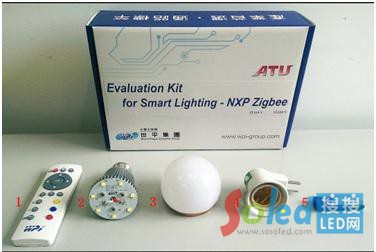 ZigBee���������׹�LED�{(di��o)���(q��)�ӷ�������DƬ