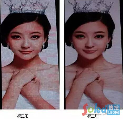 �@ʾ��ĻУ��ɫ��ʧ��