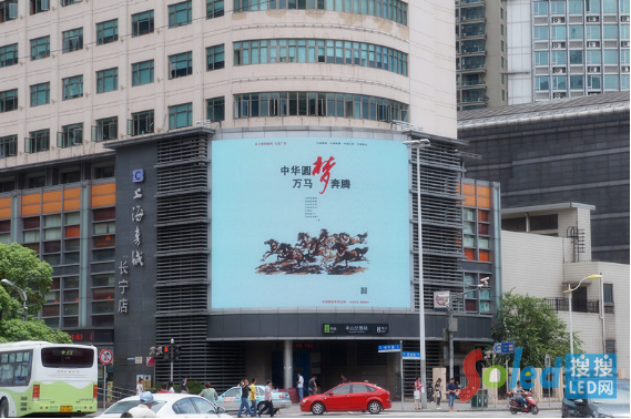 �Ϻ����v���������L(f��ng)LED�@ʾ������V��չʾ