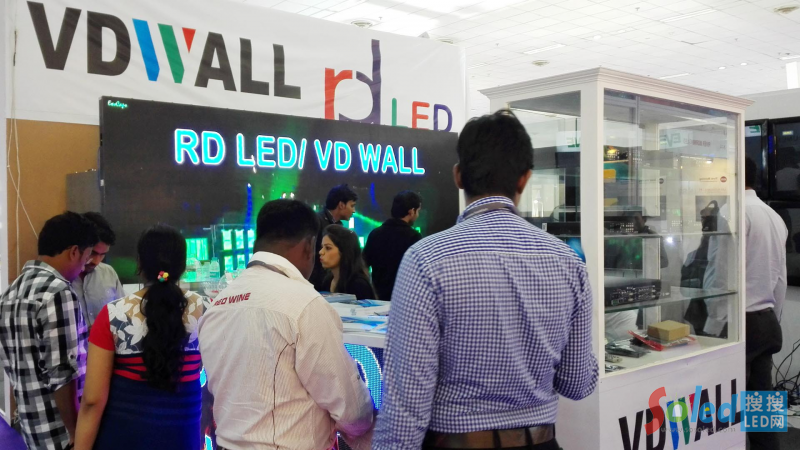 2015 LED Expo INDIA唯奧視訊和RD LED展位現(xiàn)場(chǎng)